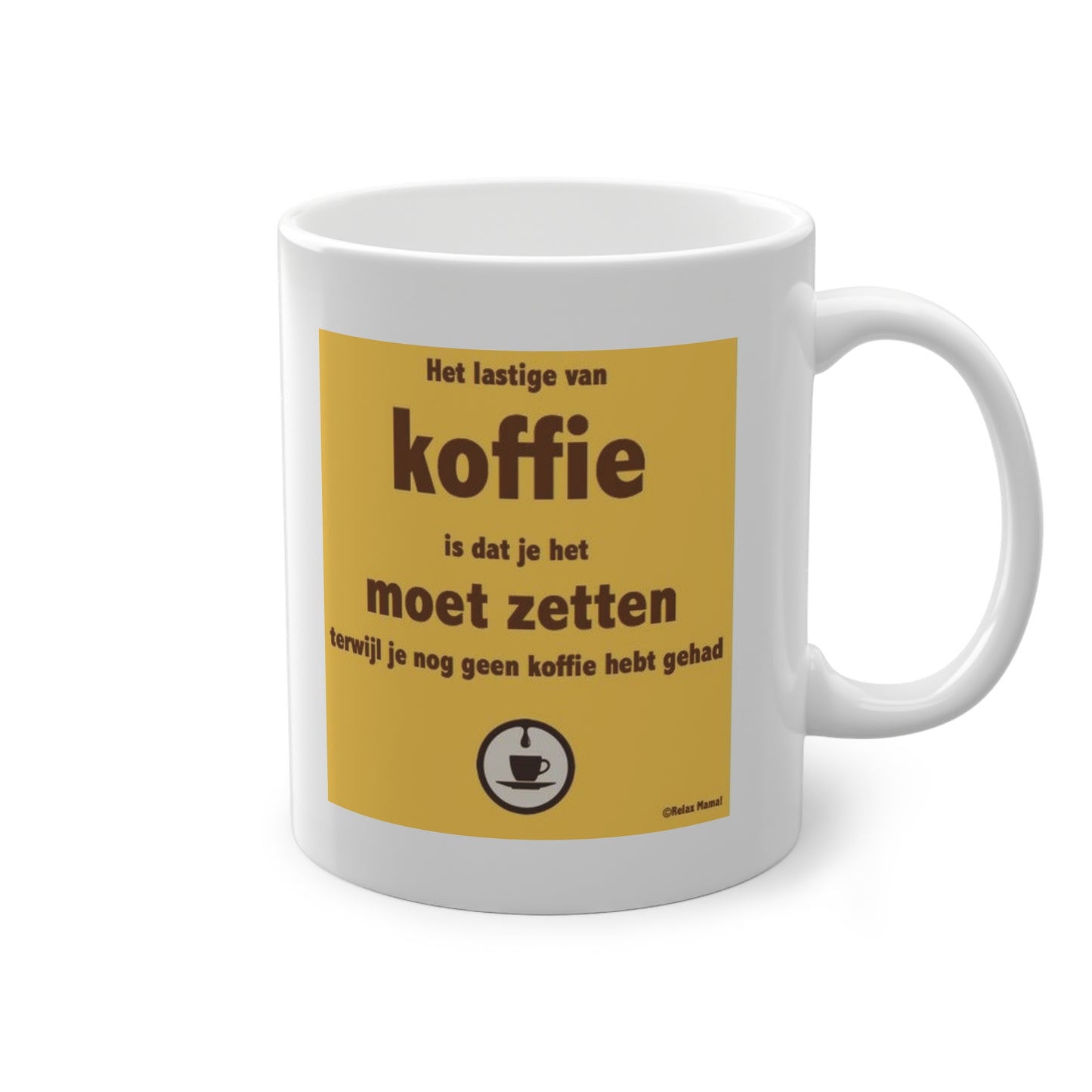 'Koffie zetten' Mok